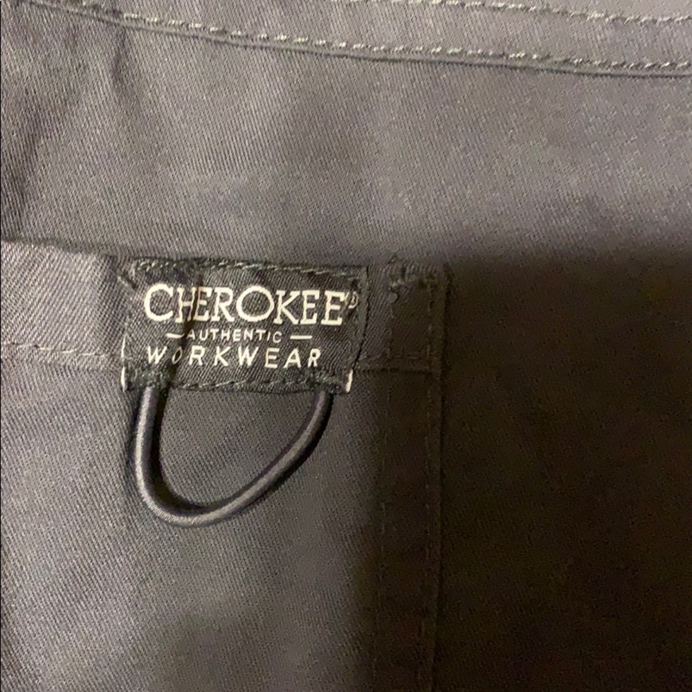 Large tall grey Cherokee scrub pants